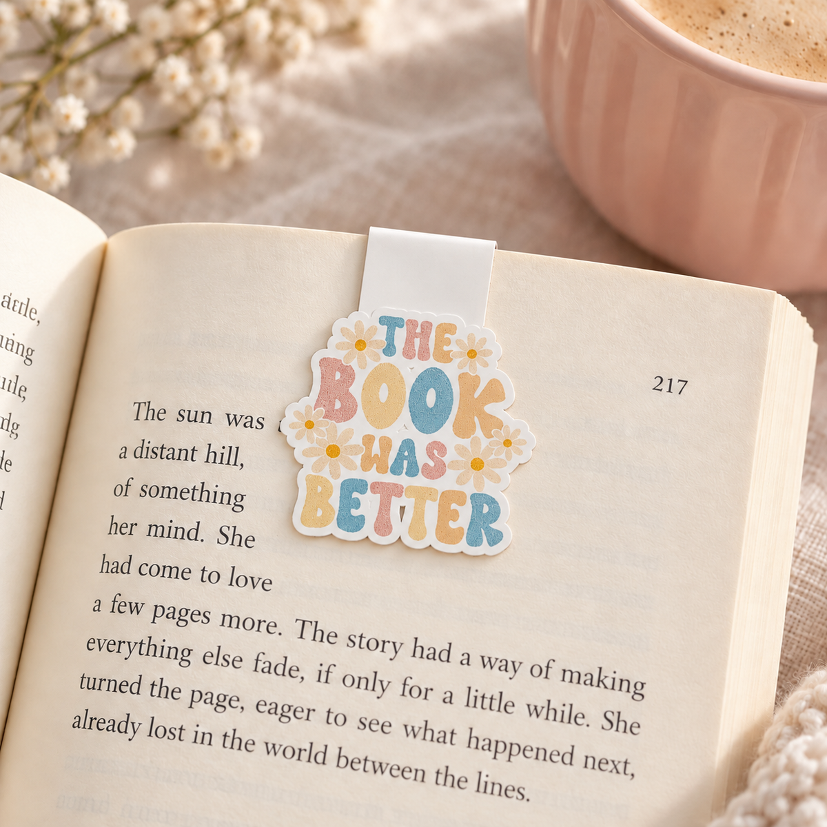 The Book Was Better Magnetic Bookmark