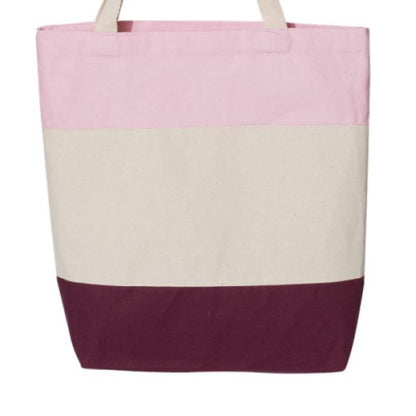 Maroon/ Natural/ Light Pink - BACK