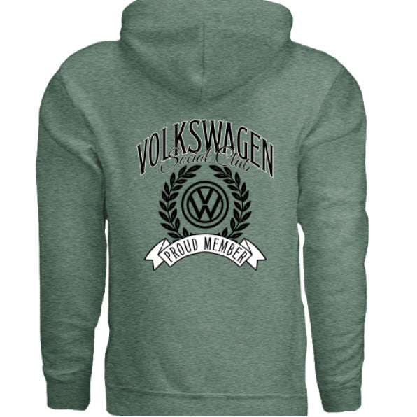 Heather Sport Dark Green - BACK