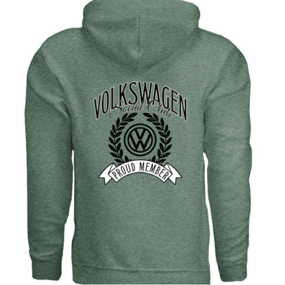 Heather Sport Dark Green - BACK