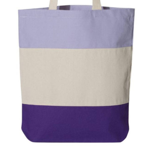 Purple/ Natural/ Lavender - BACK
