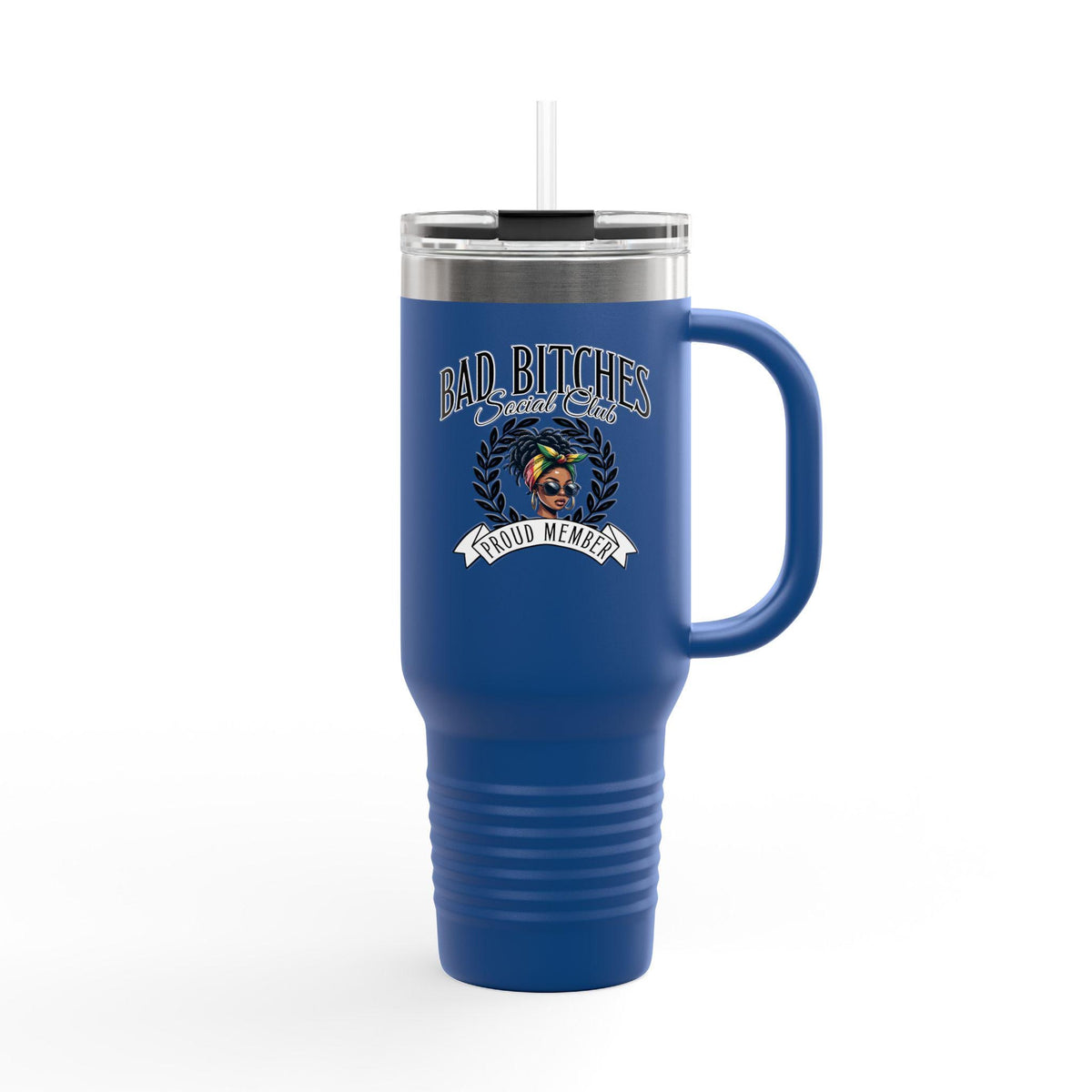 Bad Bitches Social Club - 40oz Travel Mug (Design 2)