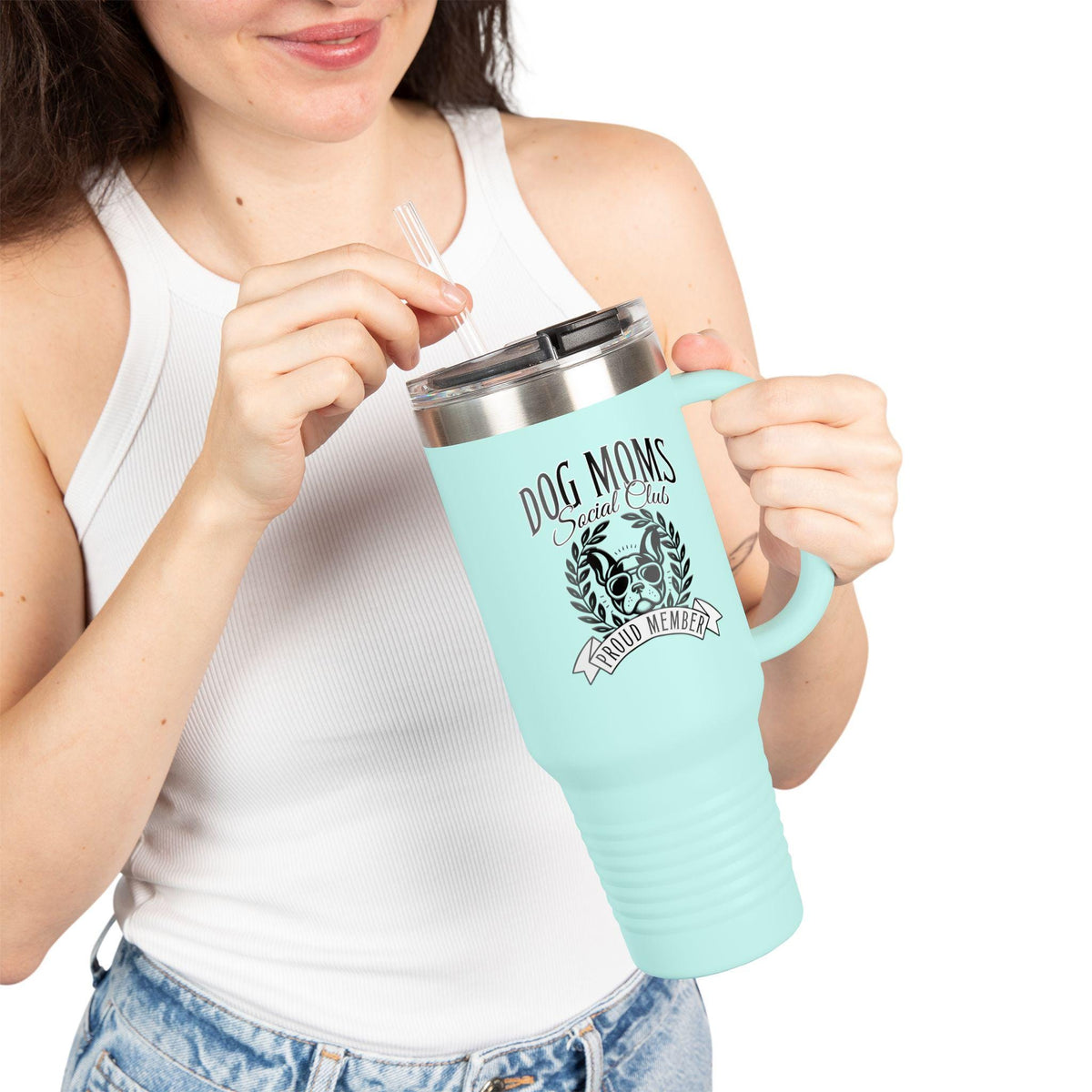 Dog Moms - 40oz Travel Mug