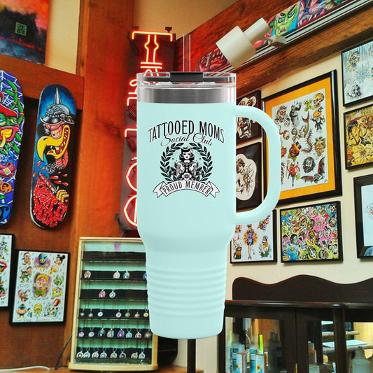 Tattooed Moms - 40oz Travel Mug