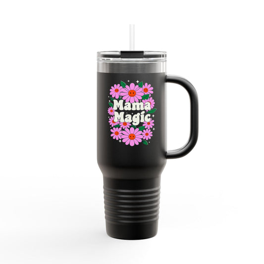 Mama Magic Floral Design - 40oz Travel Mug