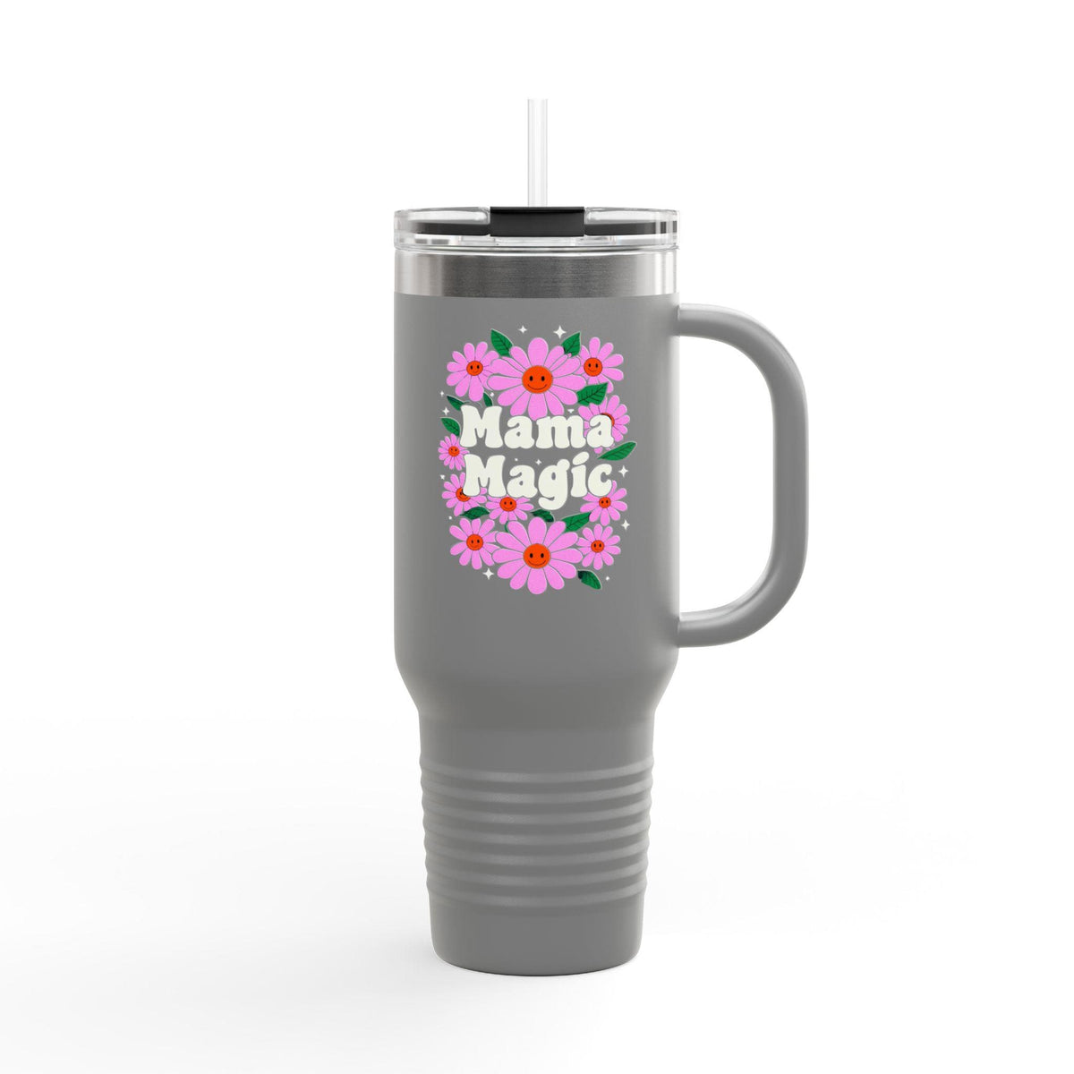 Mama Magic Floral Design - 40oz Travel Mug