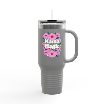 Mama Magic Floral Design - 40oz Travel Mug