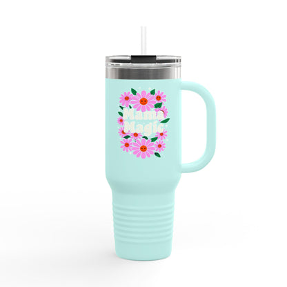 Mama Magic Floral Design - 40oz Travel Mug