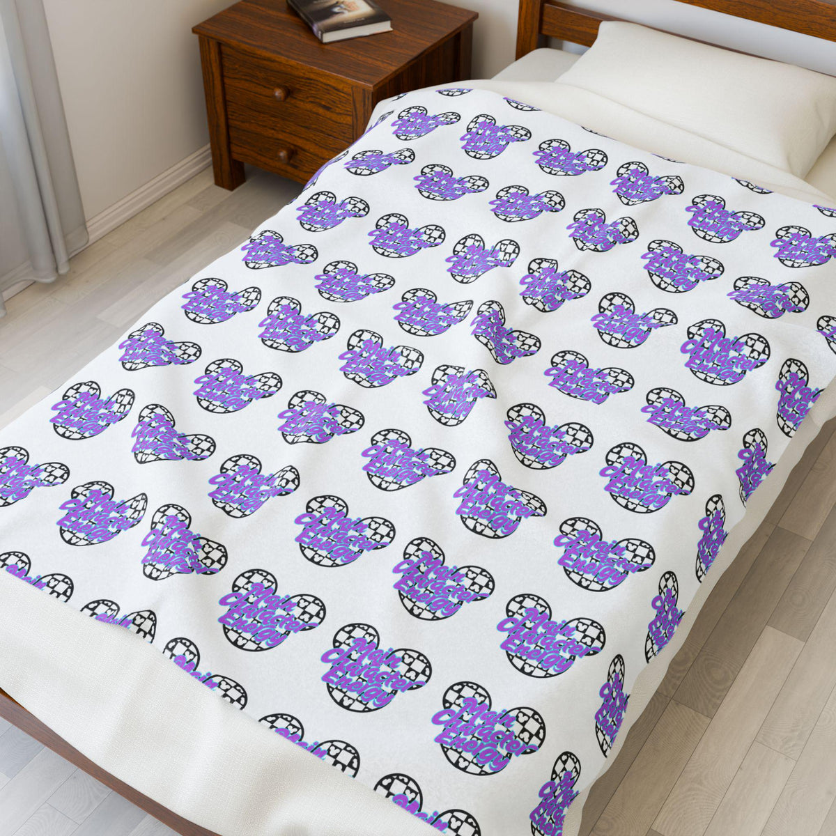 Main Character Energy Velveteen Blanket
