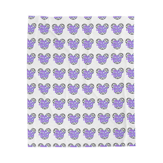 Main Character Energy Velveteen Blanket