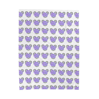 Main Character Energy Velveteen Blanket