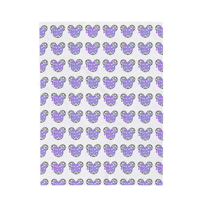 Main Character Energy Velveteen Blanket