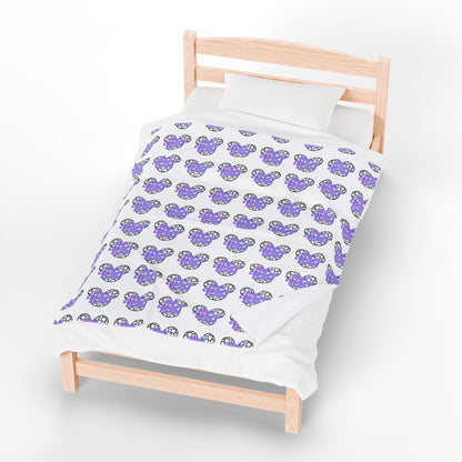 Main Character Energy Velveteen Blanket