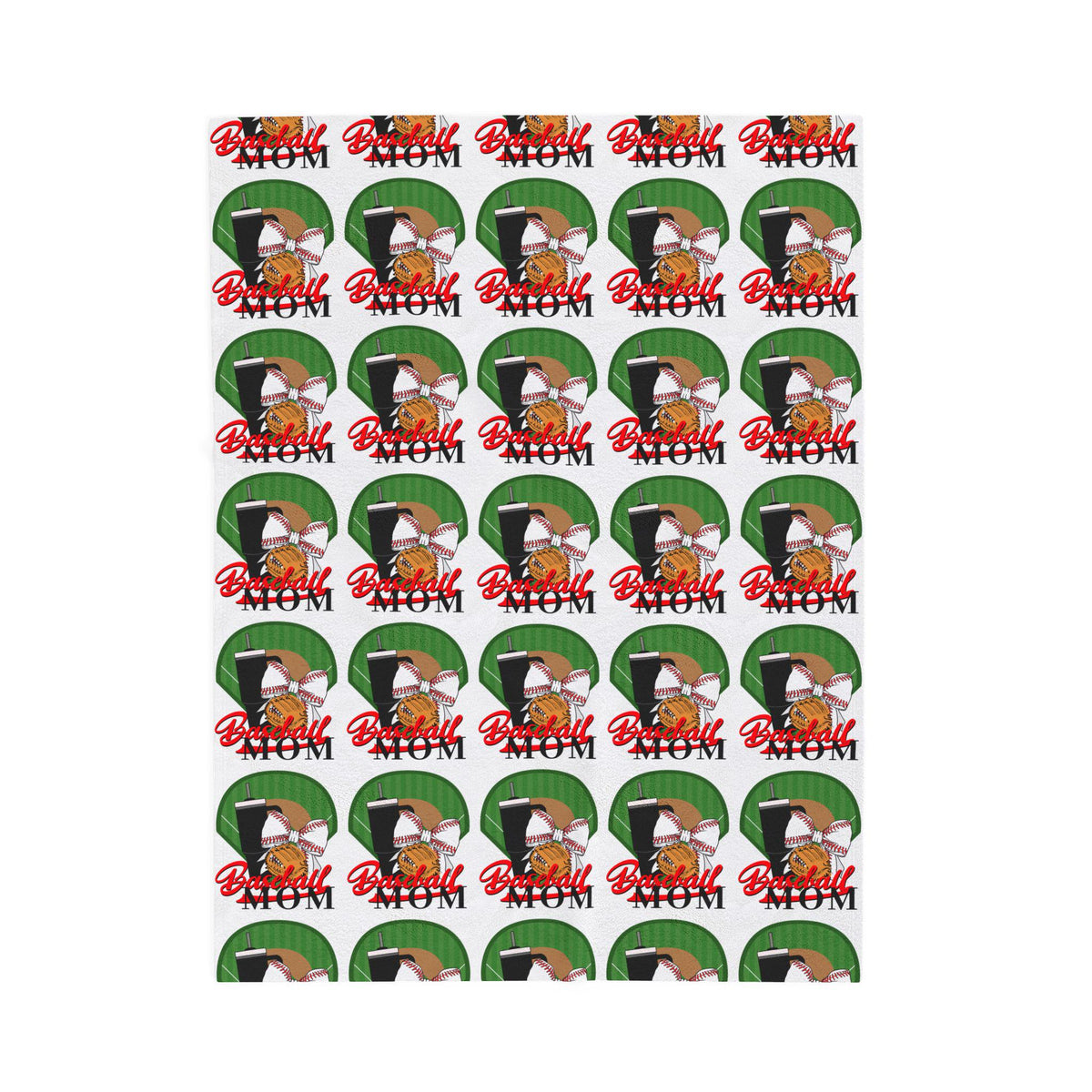 Baseball Mom Inspired Velveteen Blanked