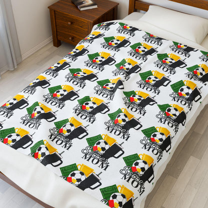 Soccer Mom Plush Blanket