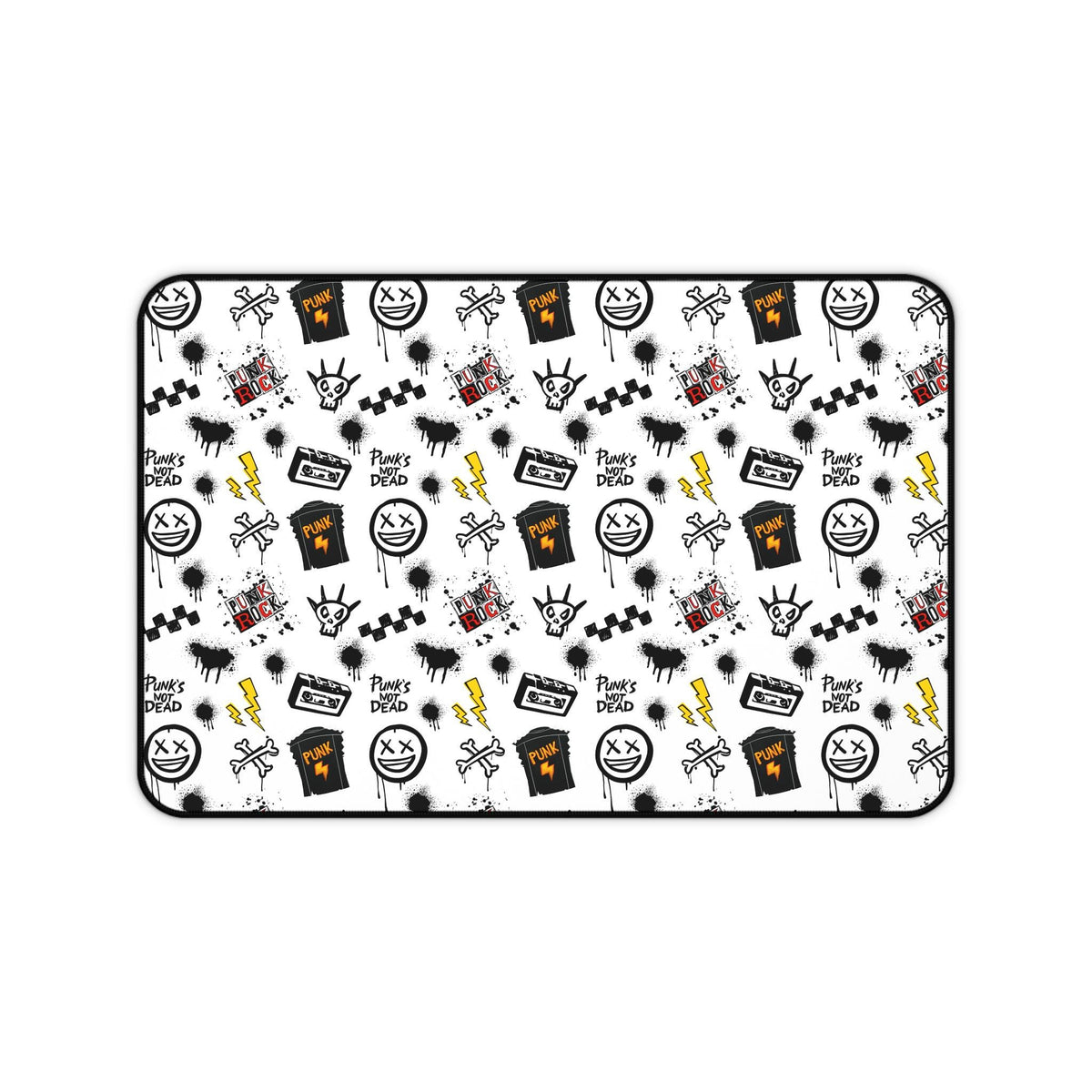 Edgy Punk Rock Desk Mat
