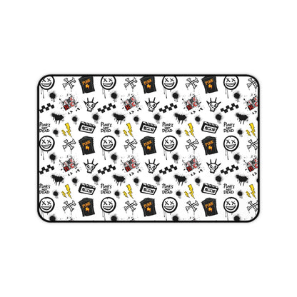 Edgy Punk Rock Desk Mat