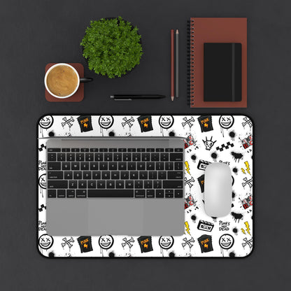 Edgy Punk Rock Desk Mat