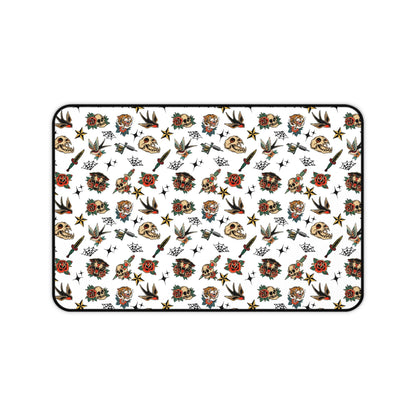 Traditional Tattoo Style Desk Mat