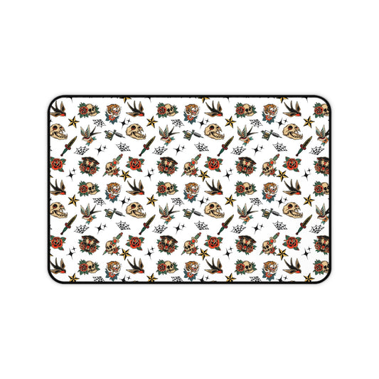 Traditional Tattoo Style Desk Mat