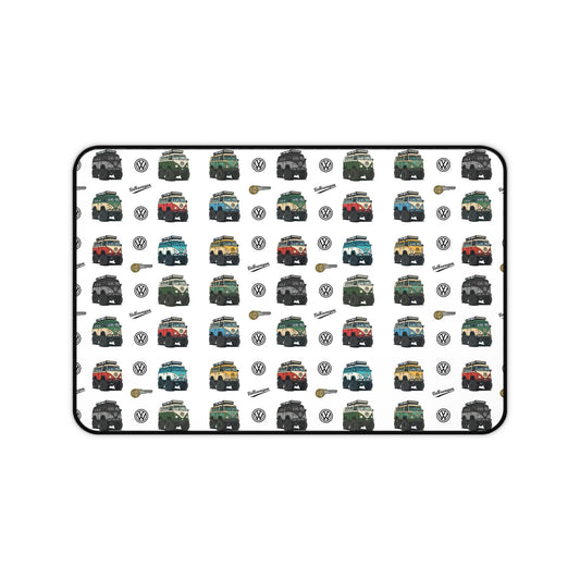 Vintage 4x4 Volkswagen Bus Desk Mat - Desk Accessory