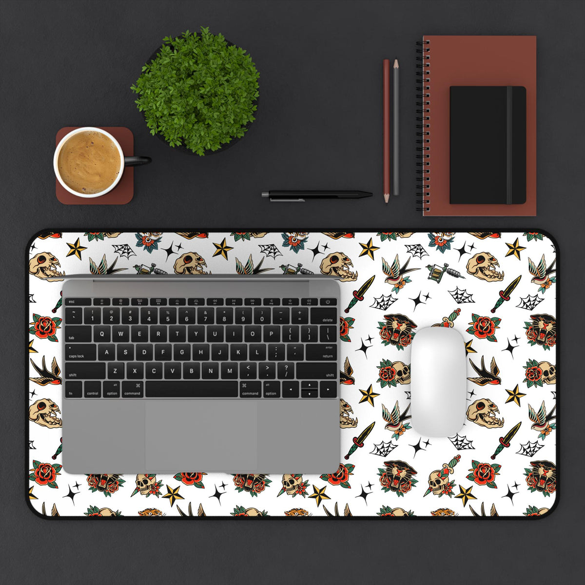 Traditional Tattoo Style Desk Mat
