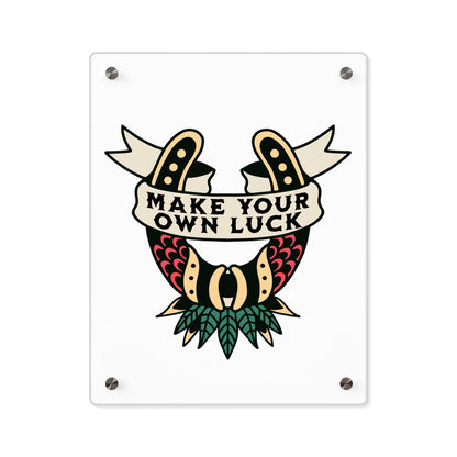 Traditional Style Tattoo Wall Art - Make Your Own Luck