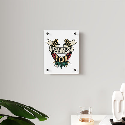 Traditional Style Tattoo Wall Art - Make Your Own Luck