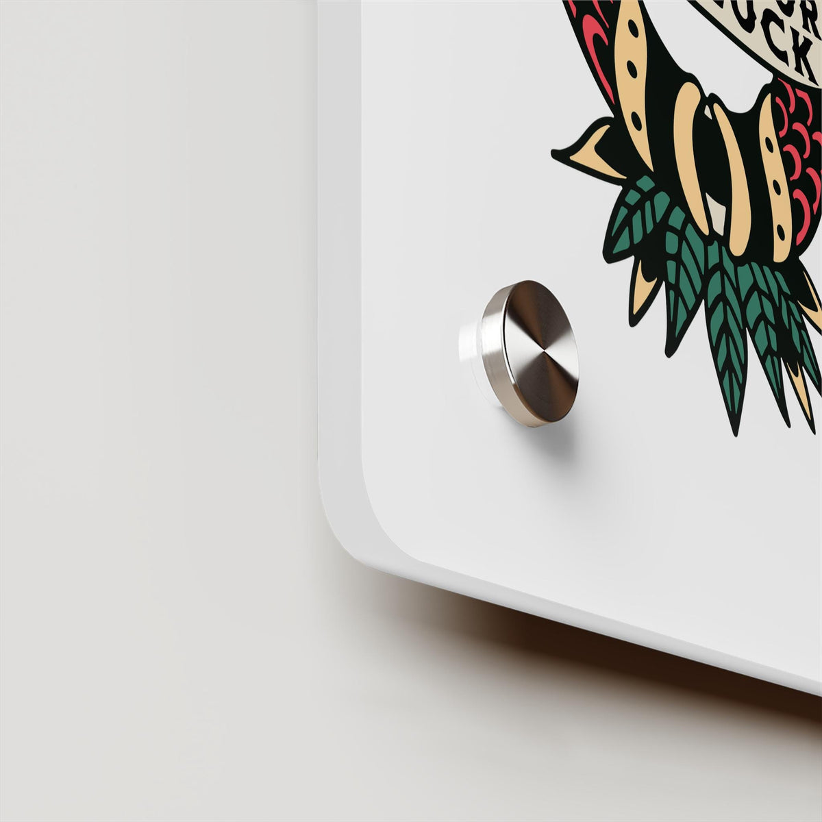 Traditional Style Tattoo Wall Art - Make Your Own Luck