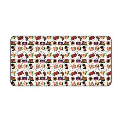 Juneteenth Inspired Desk Mat