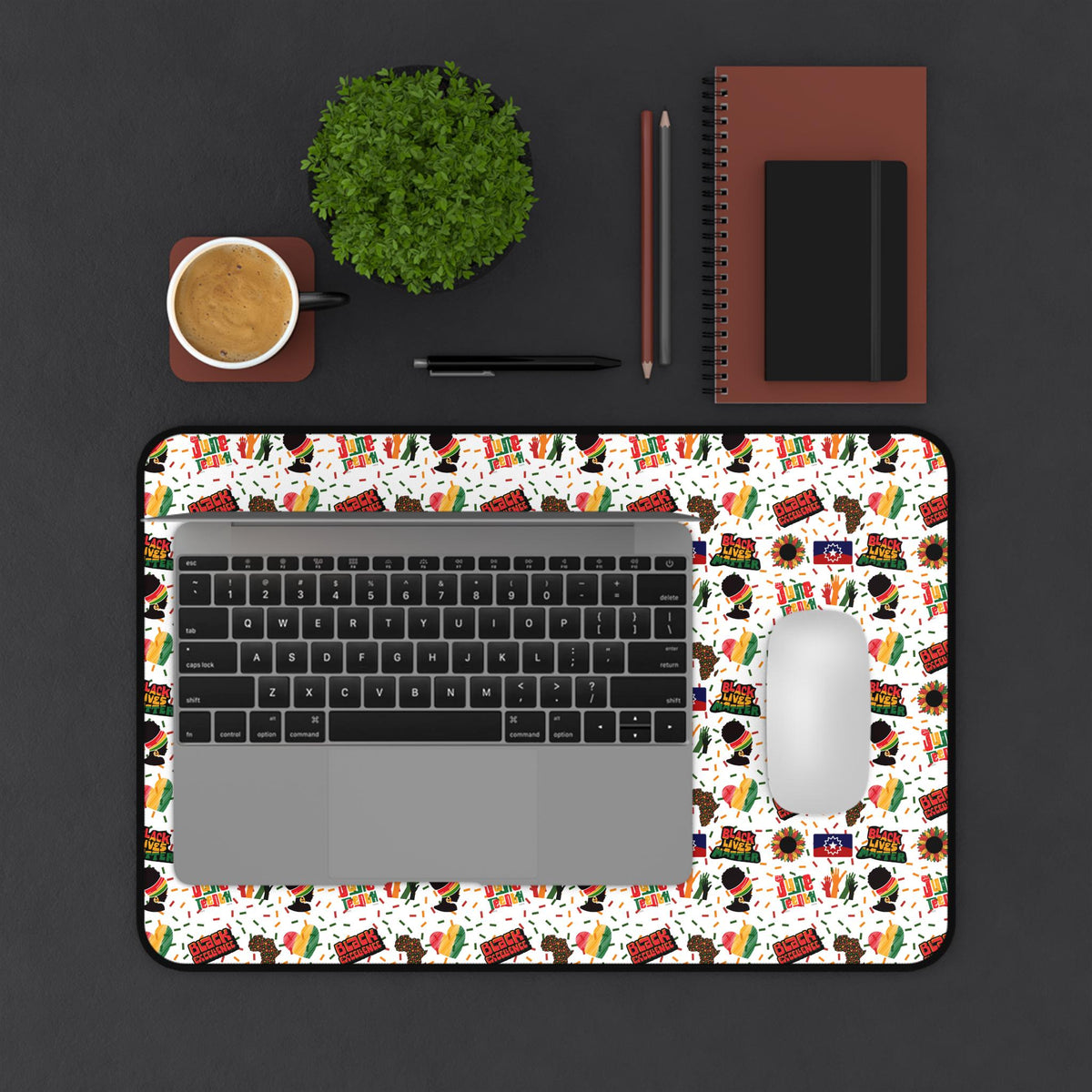 Juneteenth Inspired Desk Mat