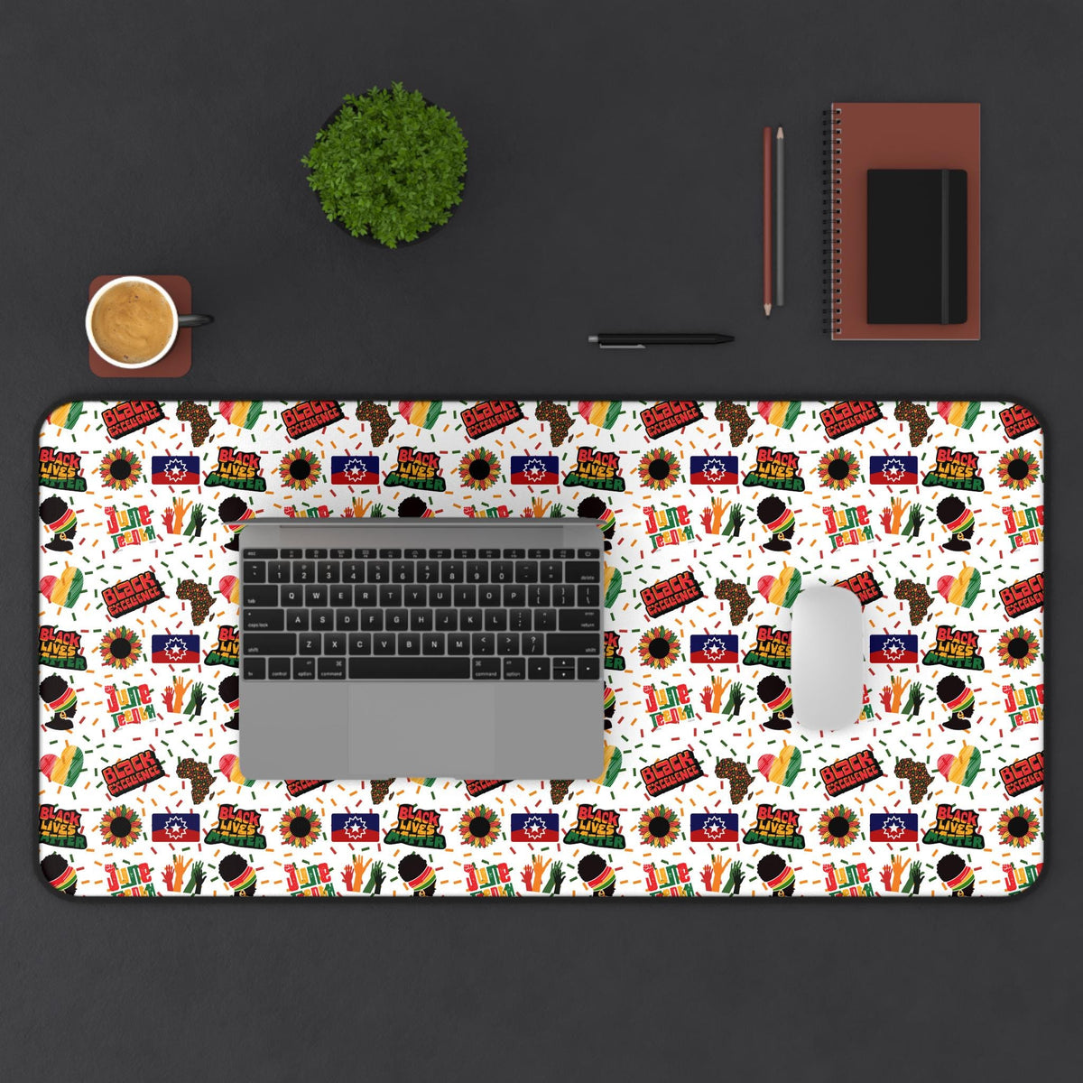 Juneteenth Inspired Desk Mat