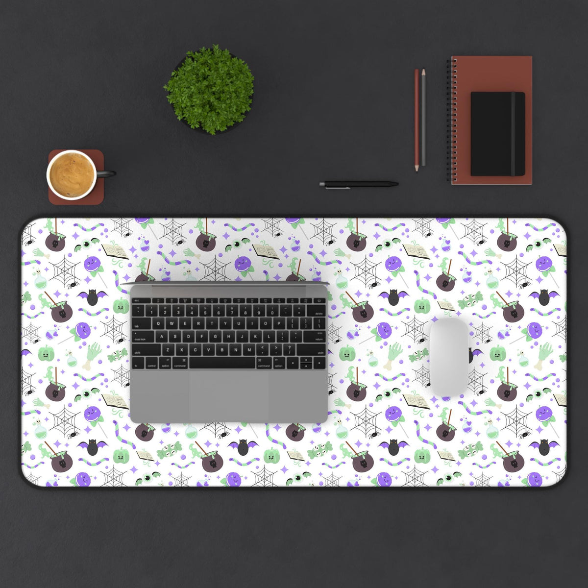 Spooky and Sweet Halloween Inspired Desk Mat