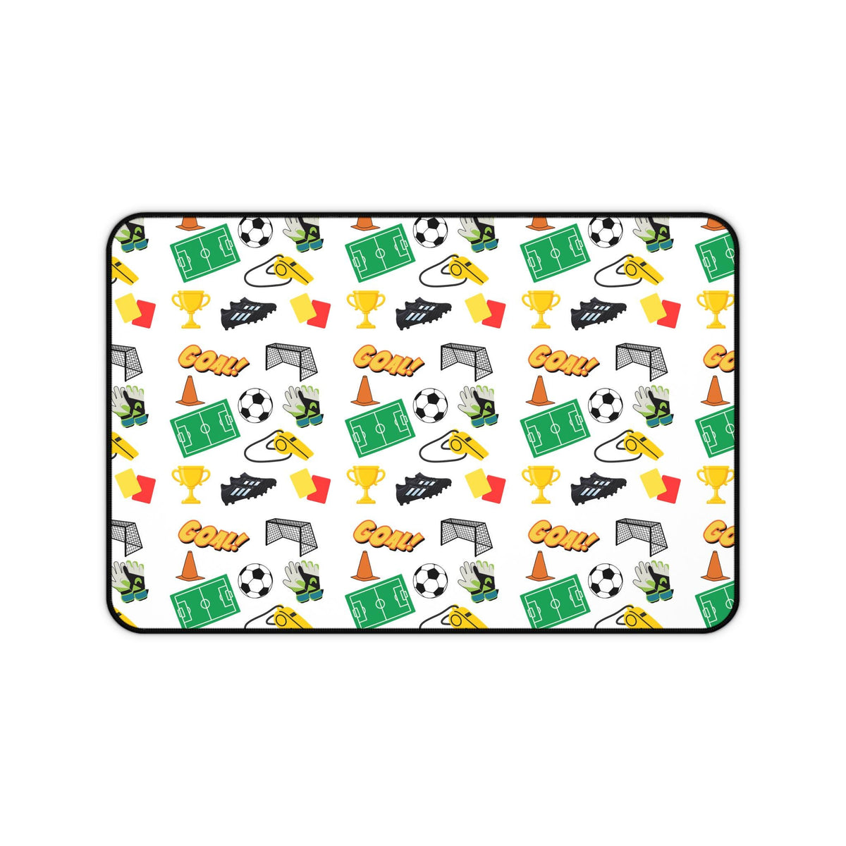 Soccer Inspired Desk Mat
