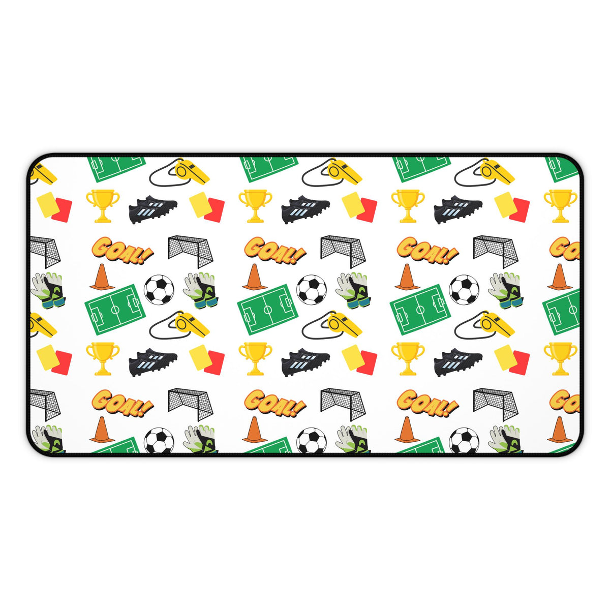 Soccer Inspired Desk Mat