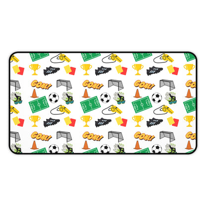Soccer Inspired Desk Mat