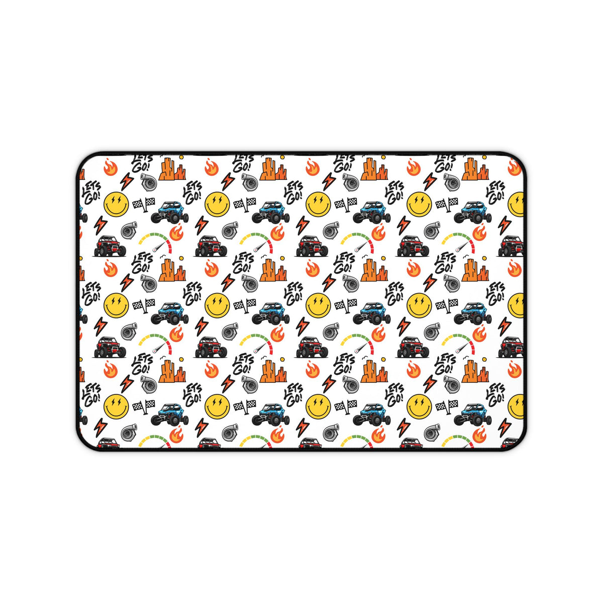 Vibrant Side-by-Side Inspired Desk Mat