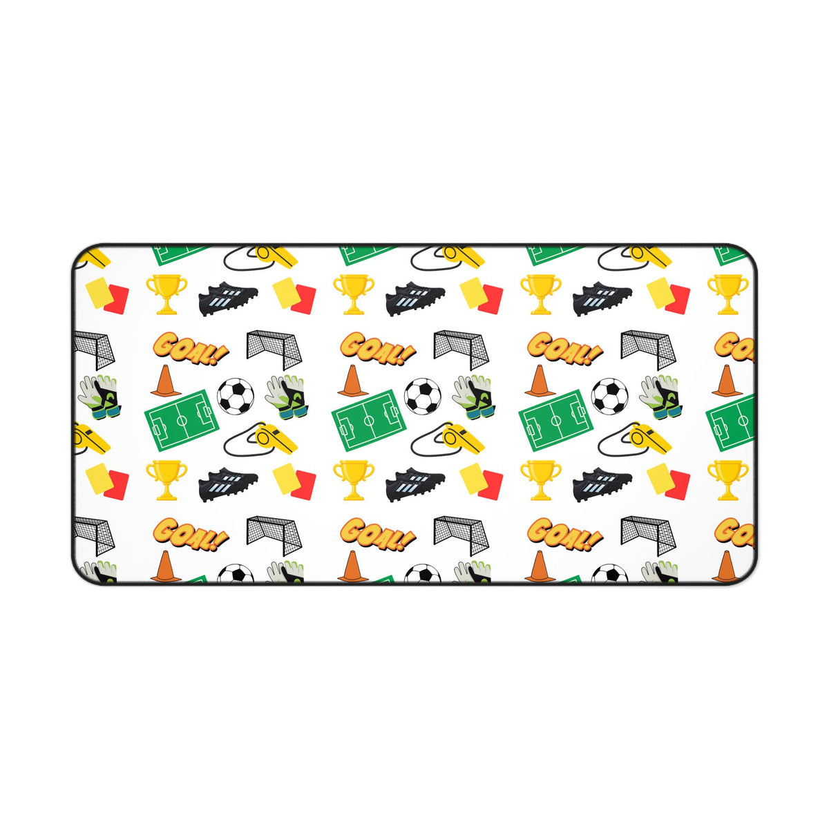Soccer Inspired Desk Mat
