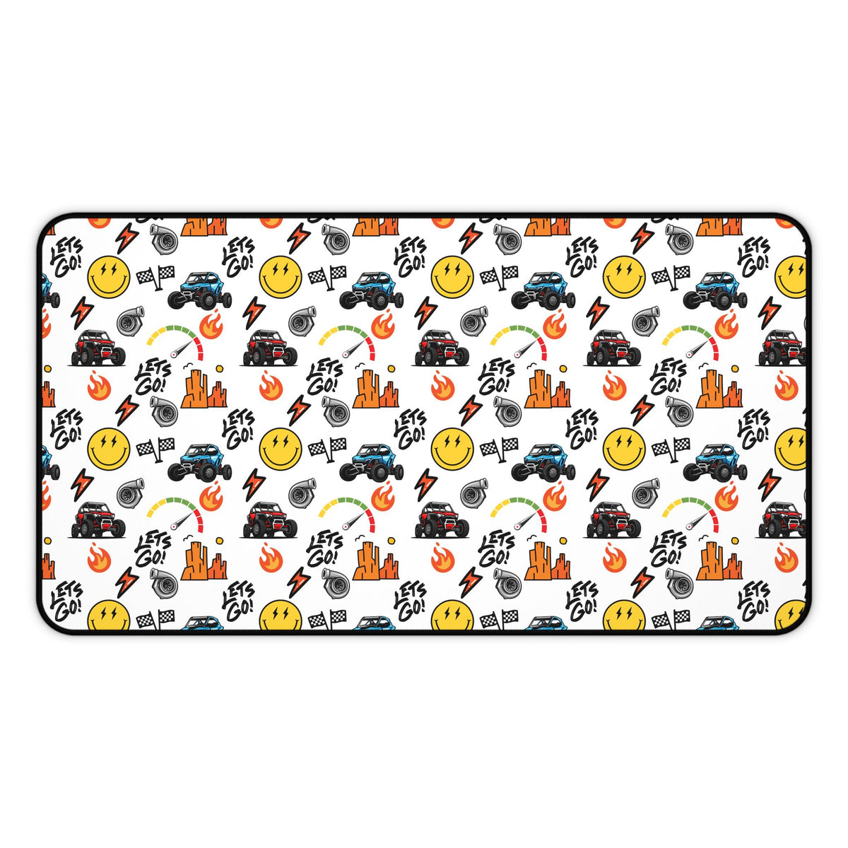 Vibrant Side-by-Side Inspired Desk Mat