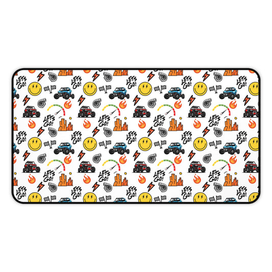 Vibrant Side-by-Side Inspired Desk Mat