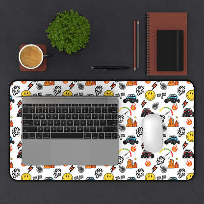 Vibrant Side-by-Side Inspired Desk Mat