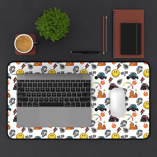 Vibrant Side-by-Side Inspired Desk Mat