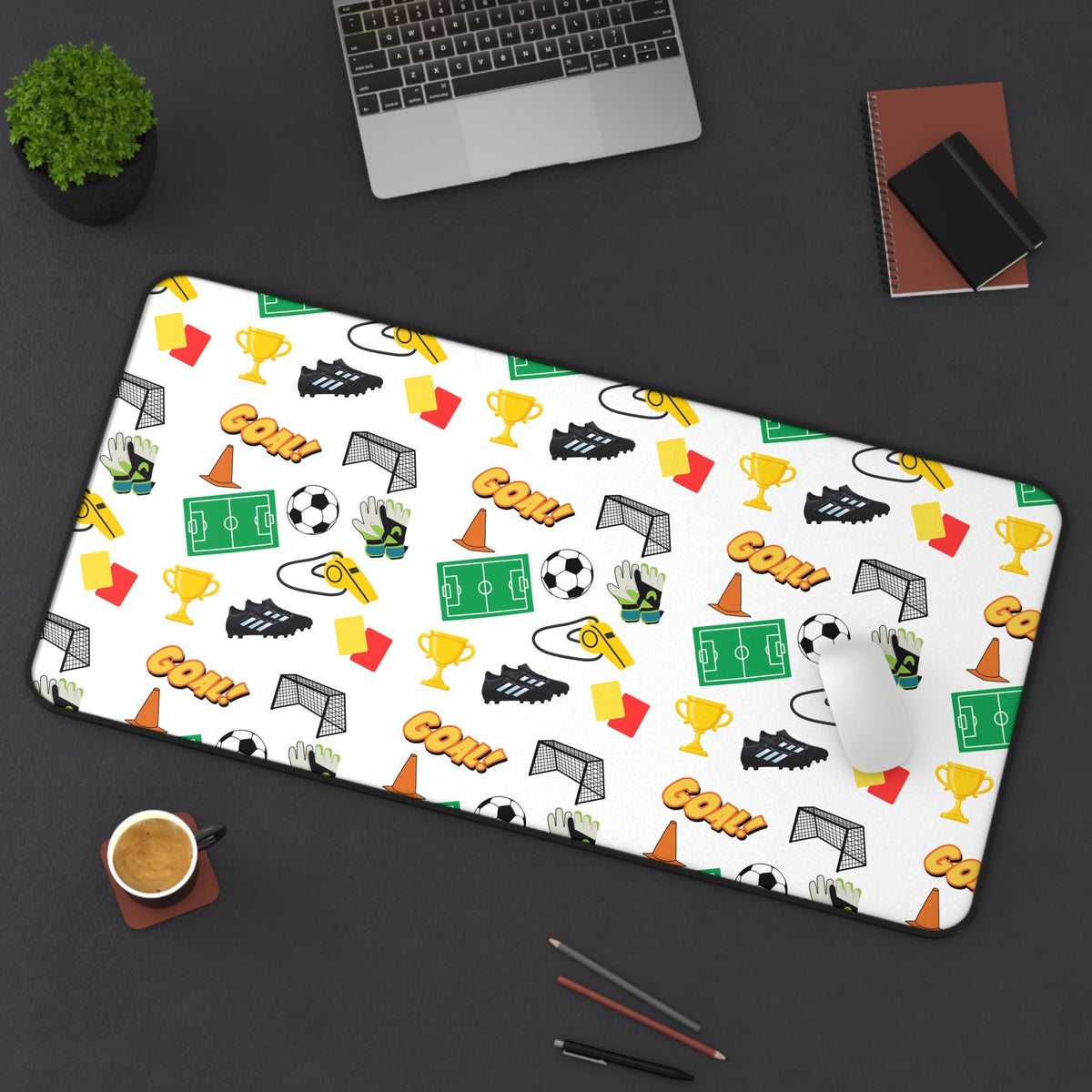 Soccer Inspired Desk Mat