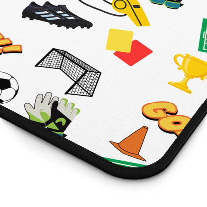 Soccer Inspired Desk Mat