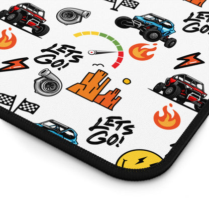 Vibrant Side-by-Side Inspired Desk Mat