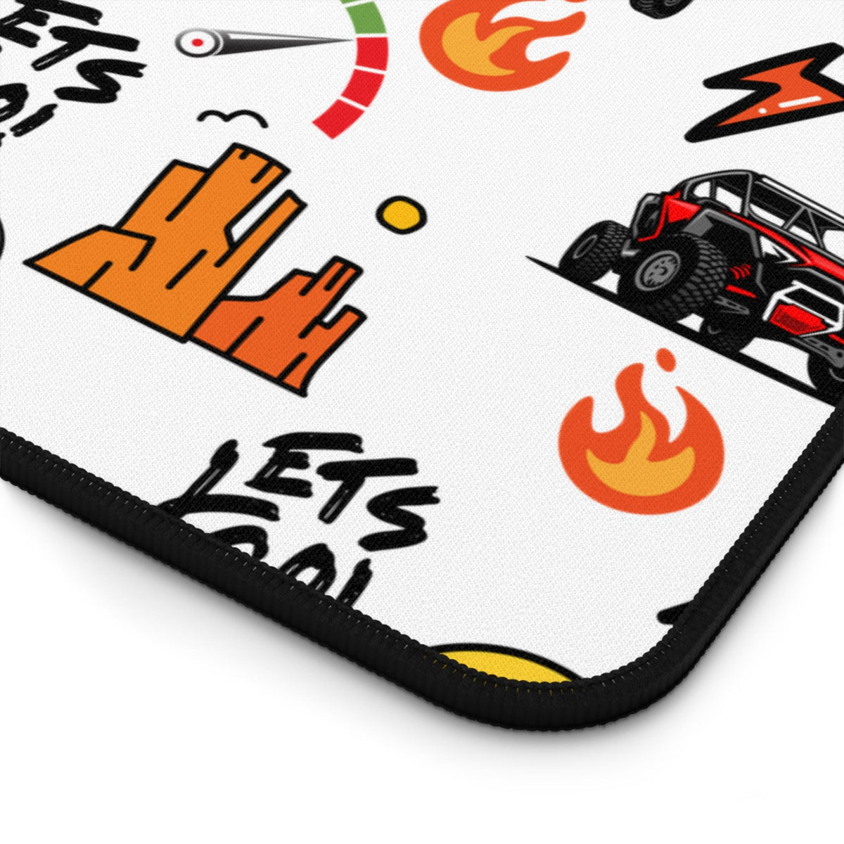 Vibrant Side-by-Side Inspired Desk Mat