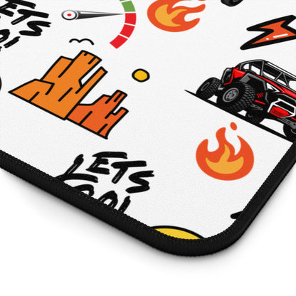 Vibrant Side-by-Side Inspired Desk Mat