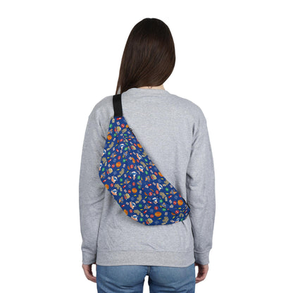 Cars Themed Large Fanny Pack - Perfect for the parks (Blue Background)
