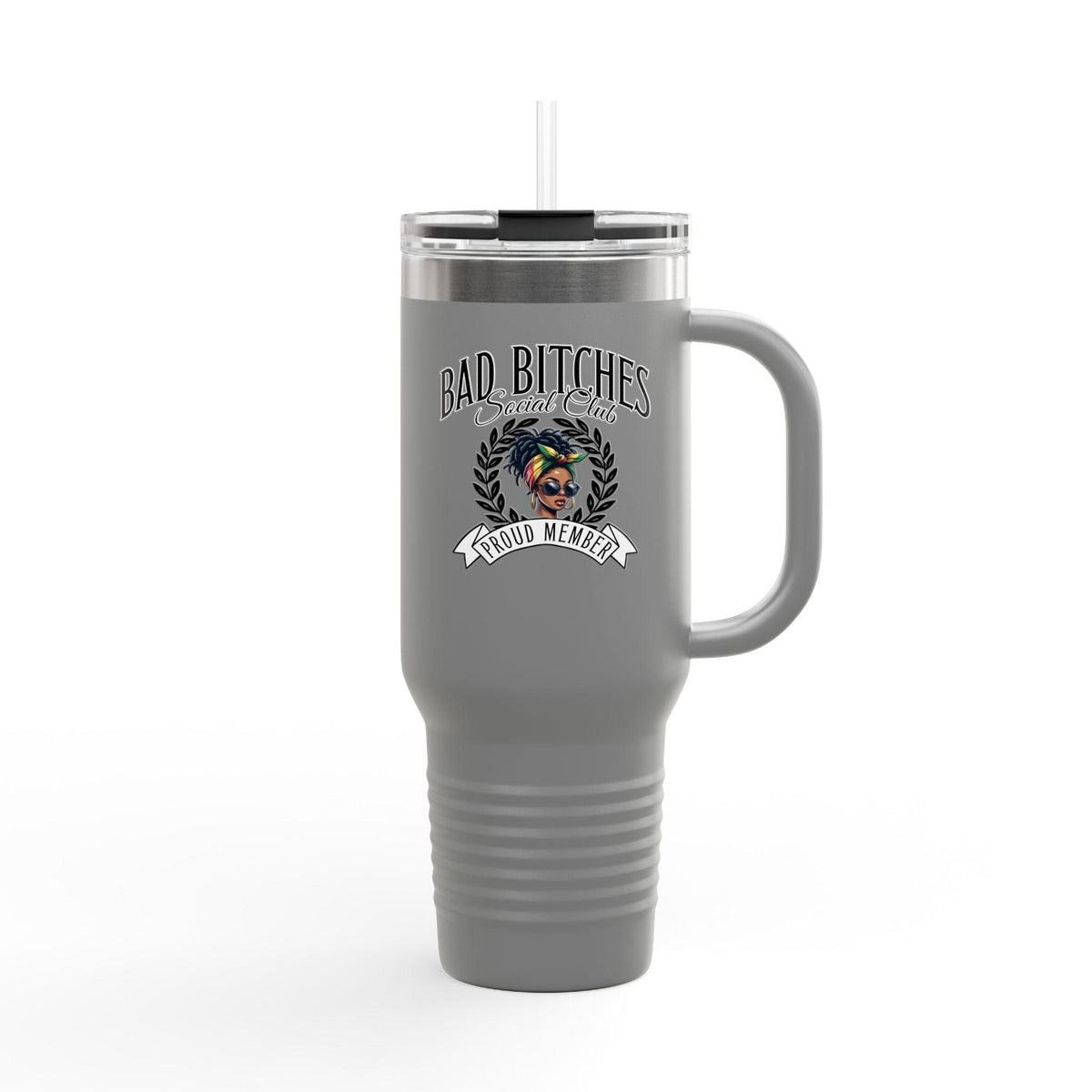 Bad Bitches Social Club - 40oz Travel Mug (Design 2)