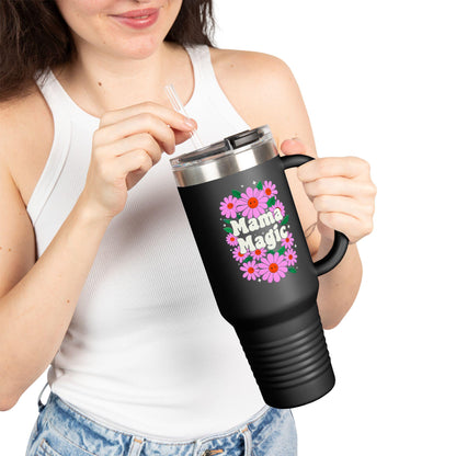 Mama Magic Floral Design - 40oz Travel Mug